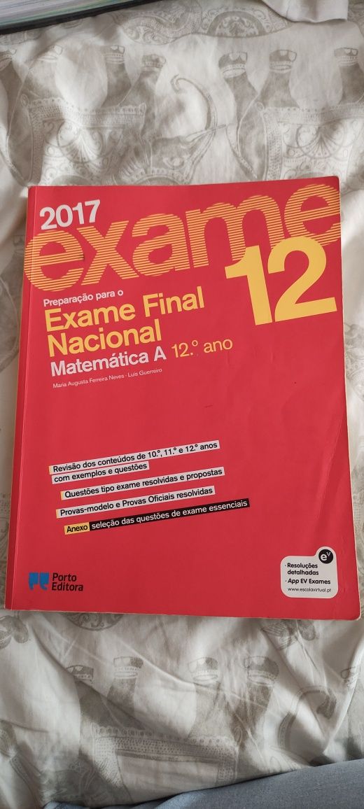 Livro preparação exame nacional Matemática A