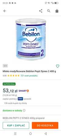 Mleko Bebilon pepti syneo 2