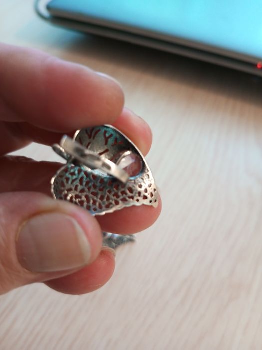 Серги - листочки,срібло 925 проби