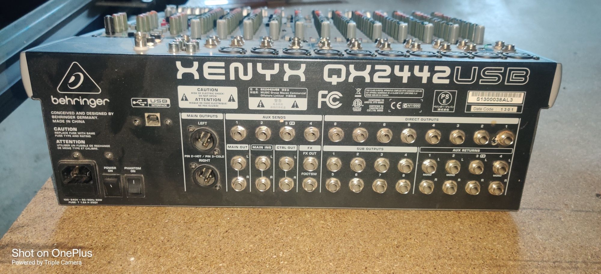 Behringer xenyx qx2442 usb