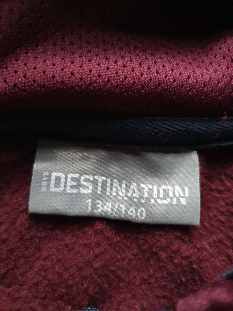 bluza dresowa 134/140 destination z kapturem sportowa na meszku