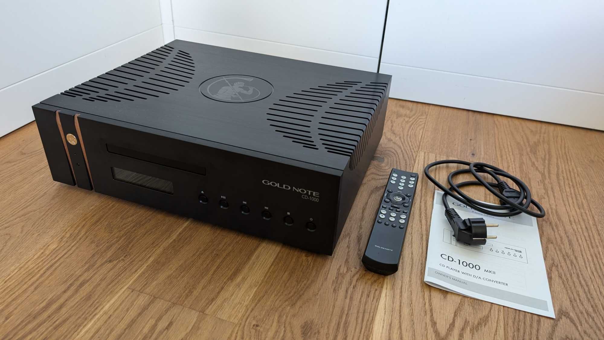 Gold Note CD 1000 MK II odtwarzacz, preamp XLR