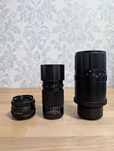 Canon RF zestaw manualnych obiektywów 58mm 135mm 500mm M42