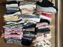 Zestaw 89 ubrań rozmiar 128 Zara, Reseved, H&M, Gap, Next - Perełki