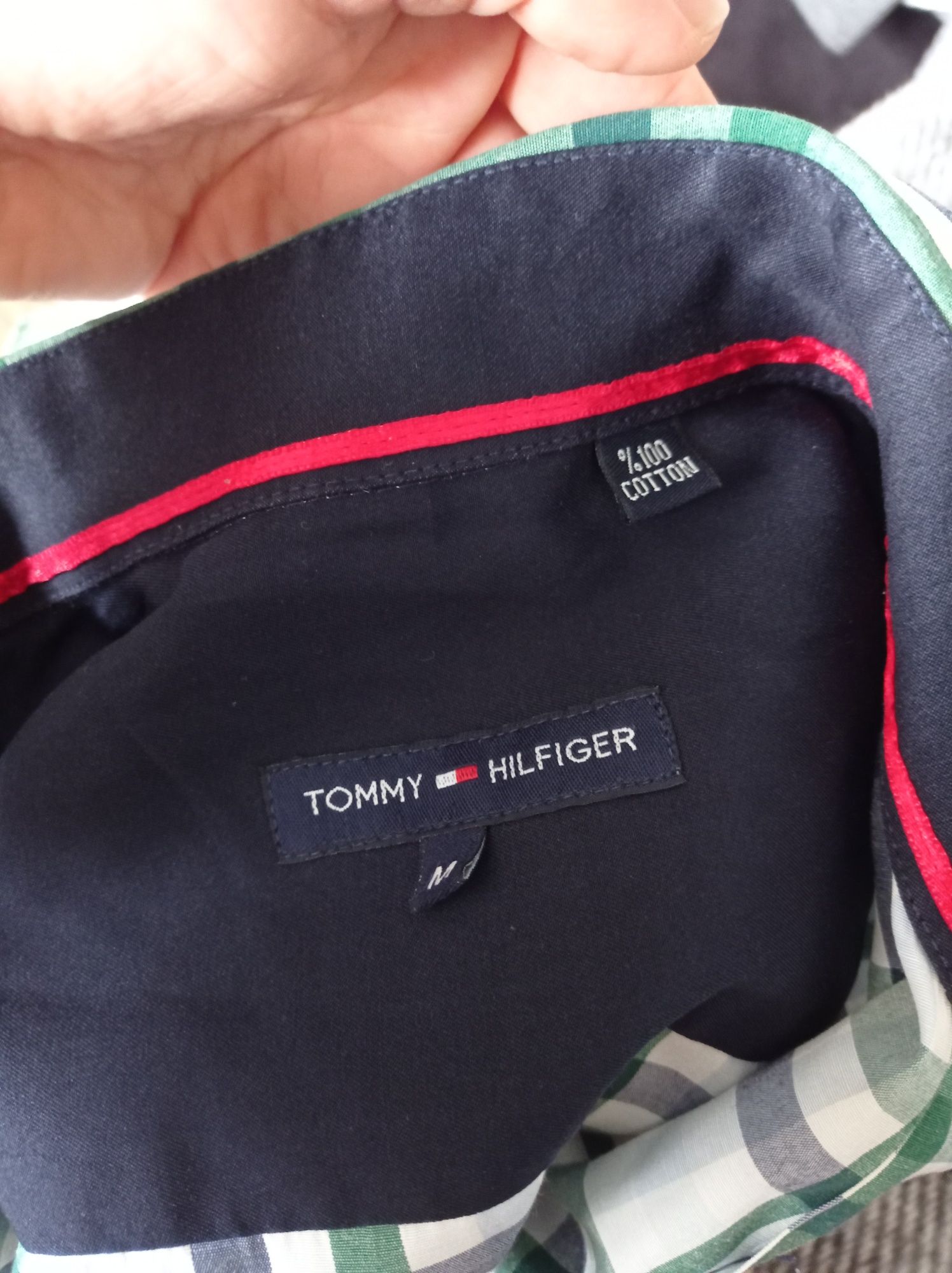Tommy Hilfiger koszula kratka męska długi rękaw M