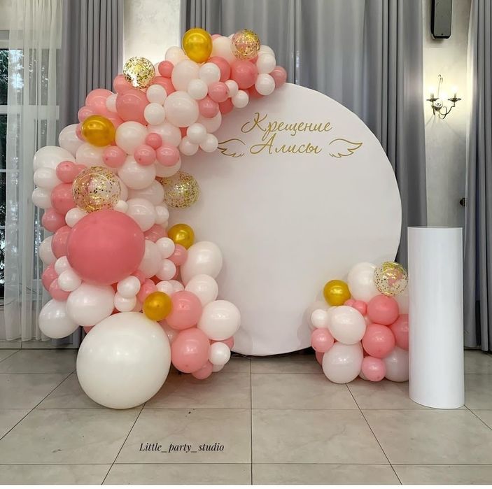 Фотозона хрещення, день народження, 1 рік, гендерпаті Троєщина