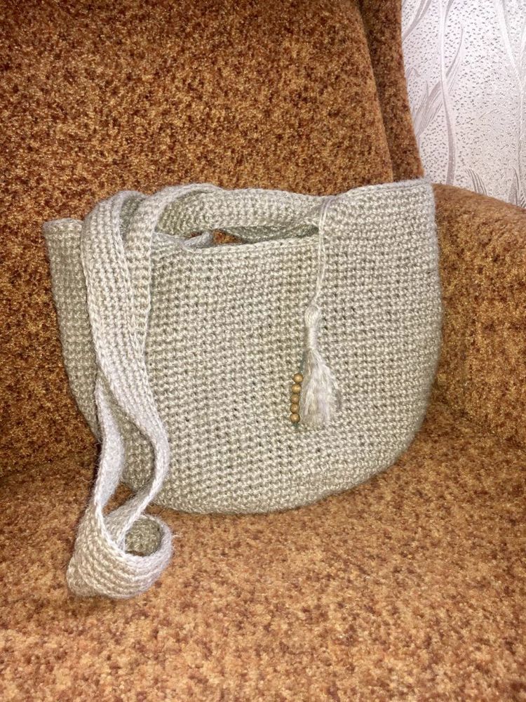Эко сумка, Hand Made, сумка из джута, пляжная сумка