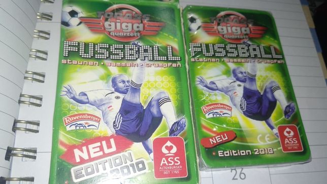 спорт футбол карточки новые ravensberger fussbol 2010 запаяны