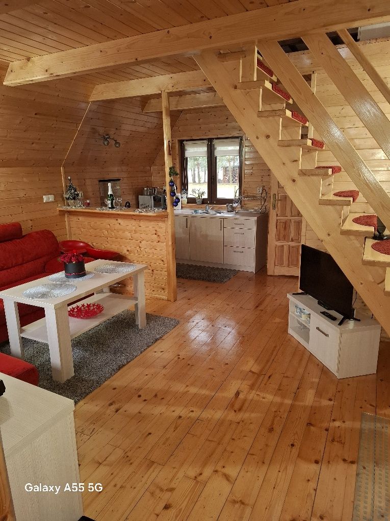Domek Drewniany Całoroczny, Noclegi dla firm,Jacuzzi,Basen,Ognisko