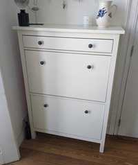 HEMNES shoes cabinet 
Shoe cabinet with 2 compartments, white,