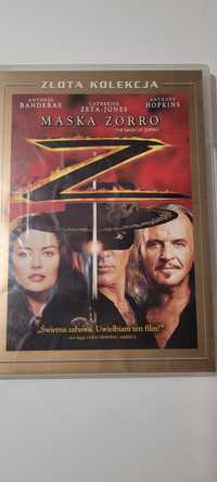Maska Zorro wersja specjalna złota  [DVD]