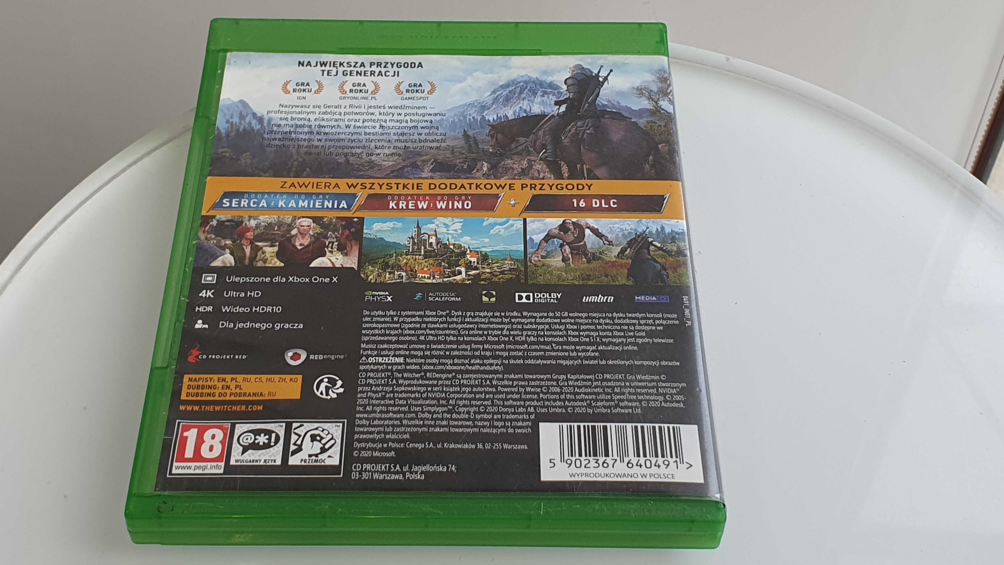 WIEDŹMIN III Dziki Gon III Xbox One / Xbox Series Edycja Kompletna PL