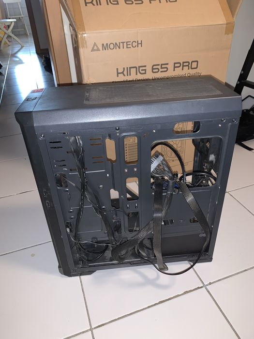 Tower cougar mx330 black + PSU + cpu fan