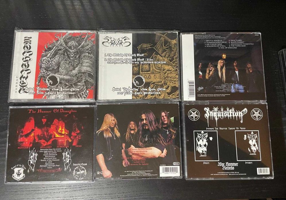 CD's e Cassetes de Metal (Black, Death, Thrash, Doom, Heavy)