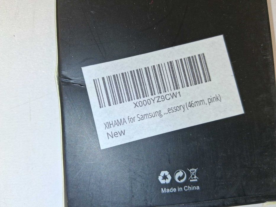 E161 Pasek Do Zegarka Samsung Galaxy 46mm Różowy Silikonowy