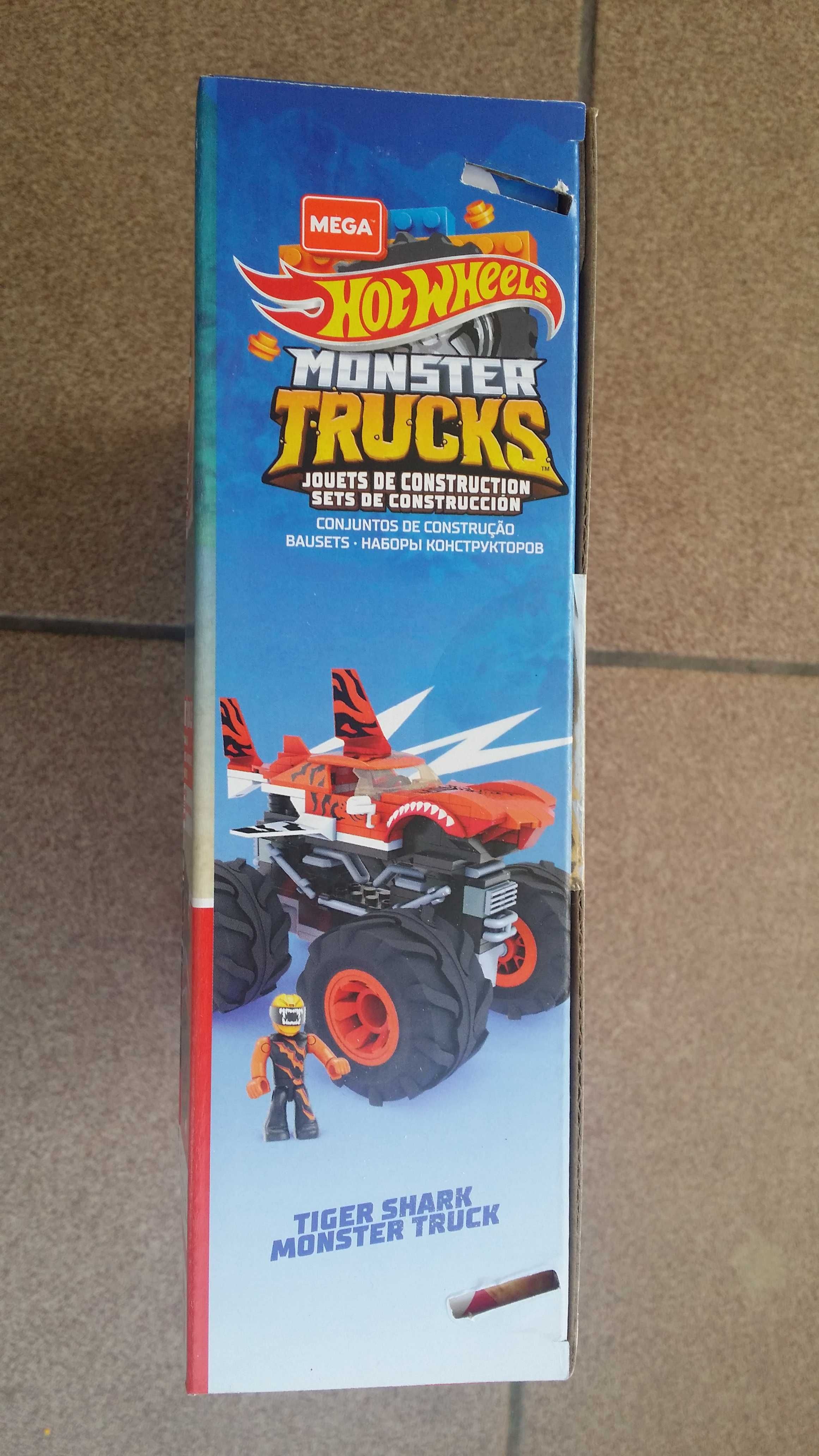 Hot Wheels MEGA Tiger Shark Monster Truck Construction