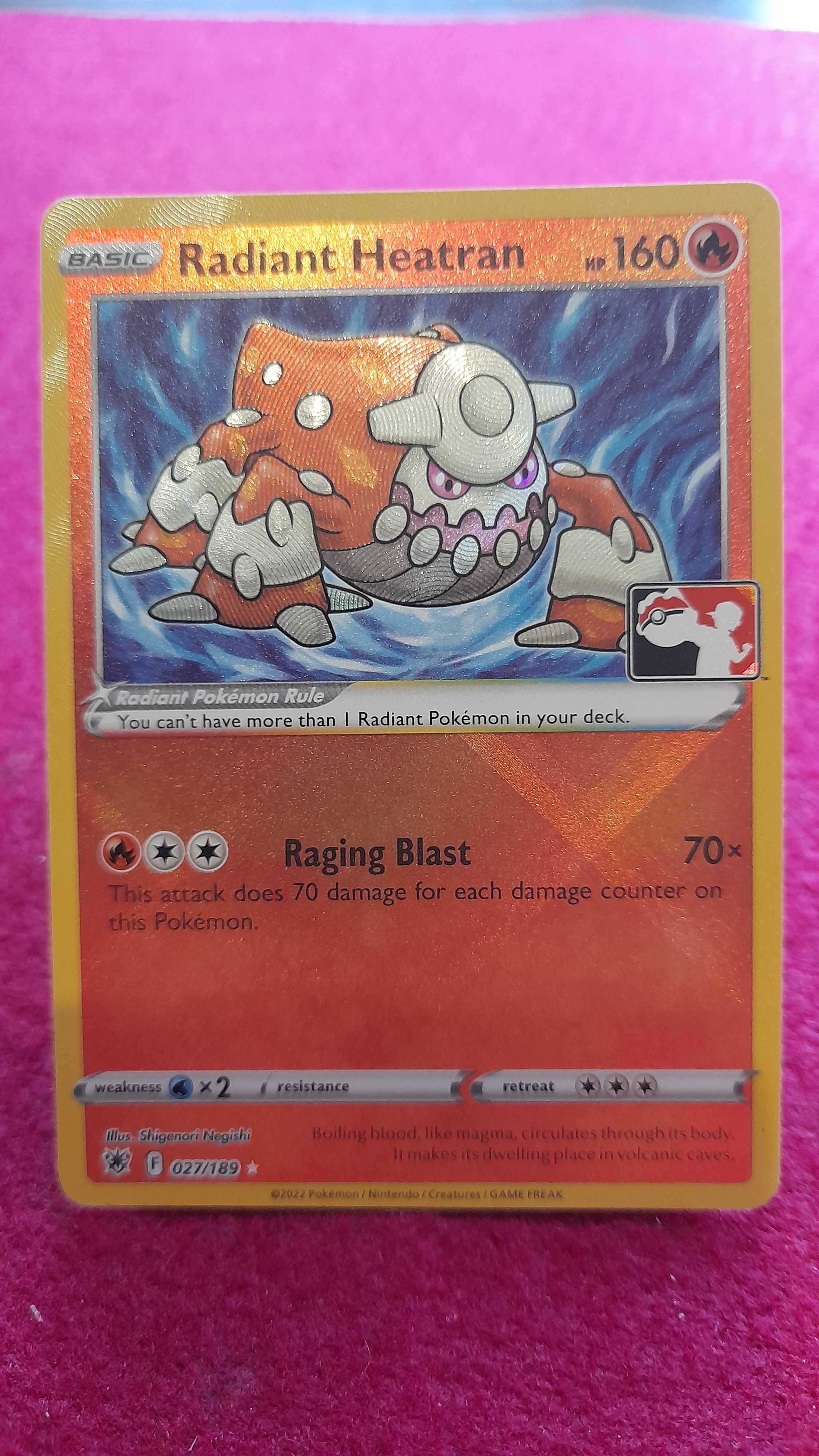 Carta Pokemon radiante