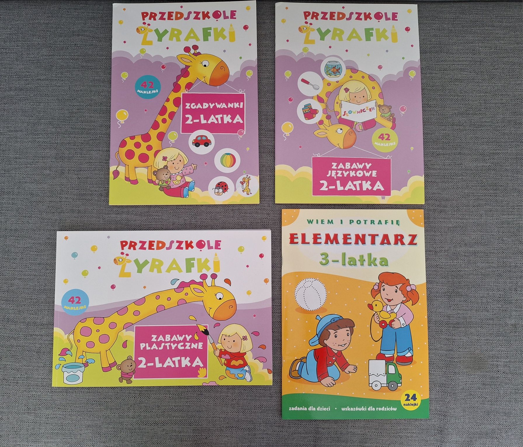 Zgadywanki zabawy plastyczne i jezykowe elementarz 2-3 latka