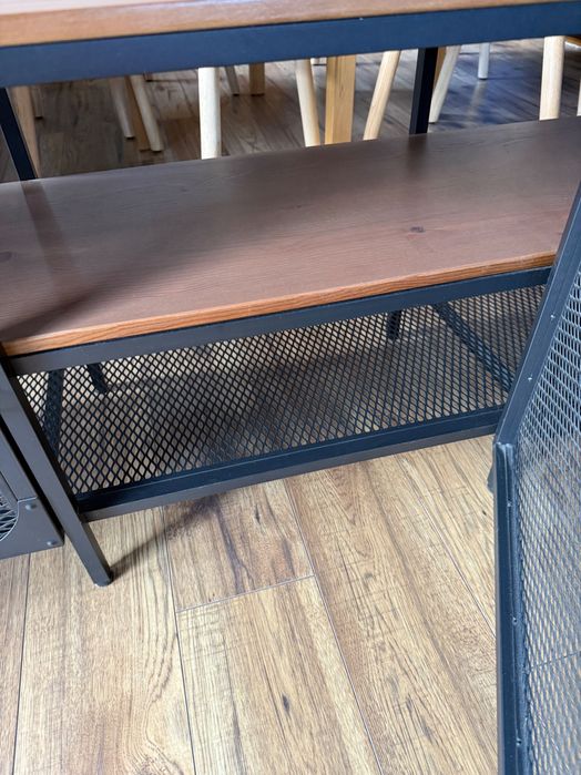 rustykalna szafka pod TV ikea FJÄLLBO