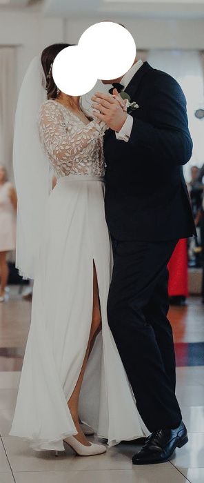 Suknia ślubna Alpina Mróz koronkowa 34 36