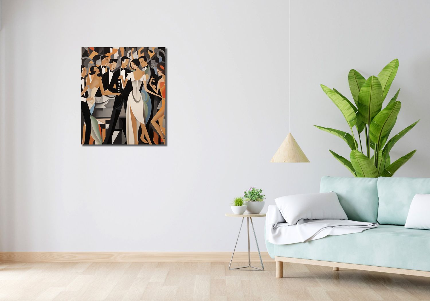 Obraz 60x70cm Bal w Art Deco
