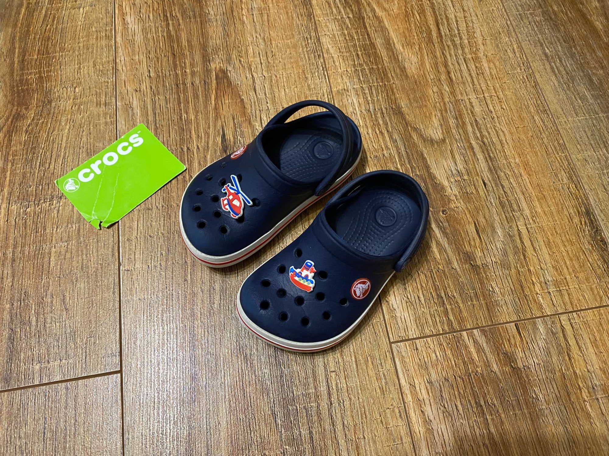 Crocs шлепки босоножки сандали детские сабо Кроксы р.24 С-8