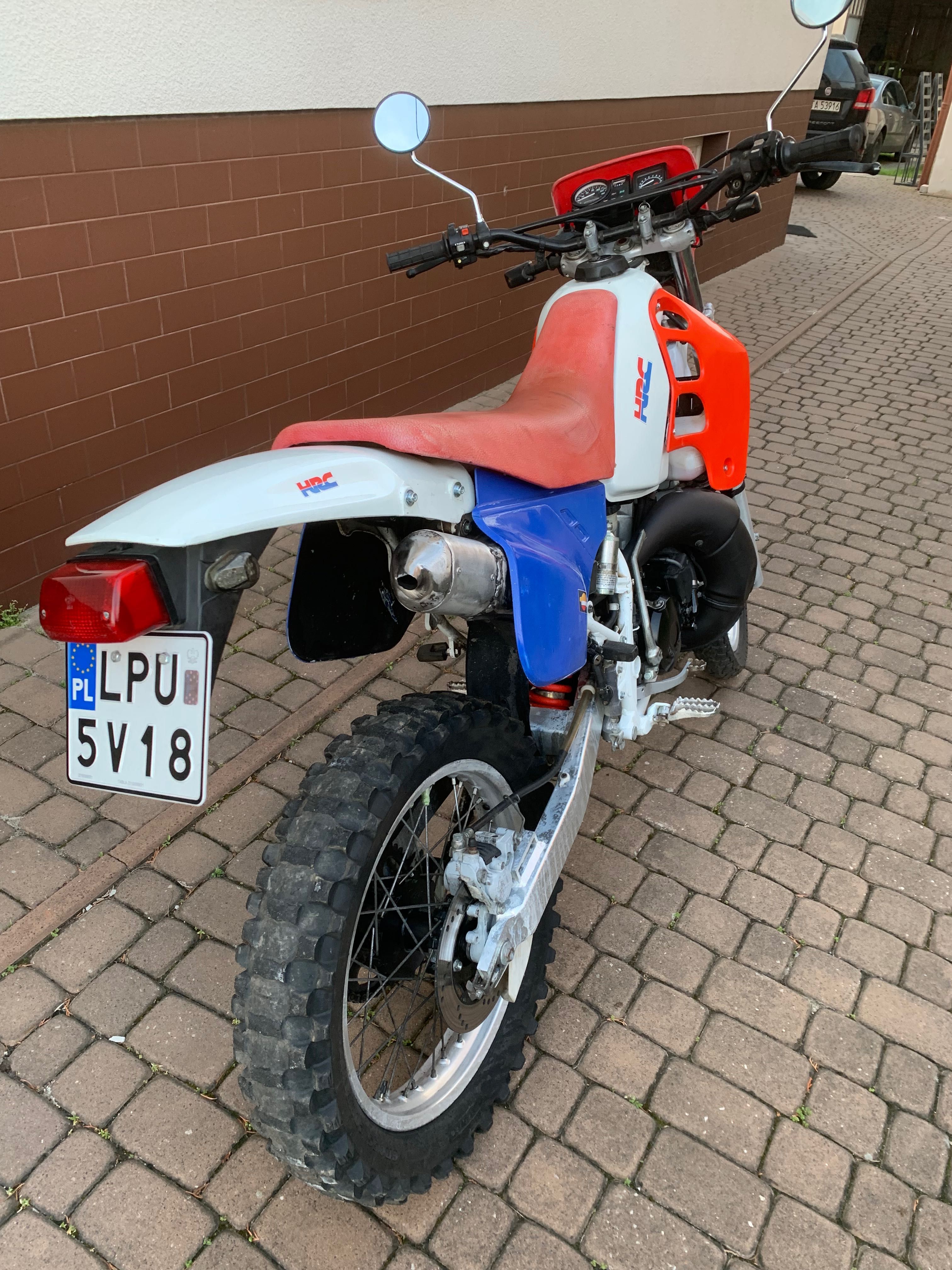 Honda CRM 125 zarejestrowana