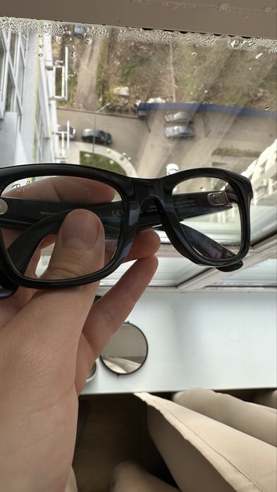 Ray-Ban Meta Wayfarer Large (52-54) Matte Black/Clear