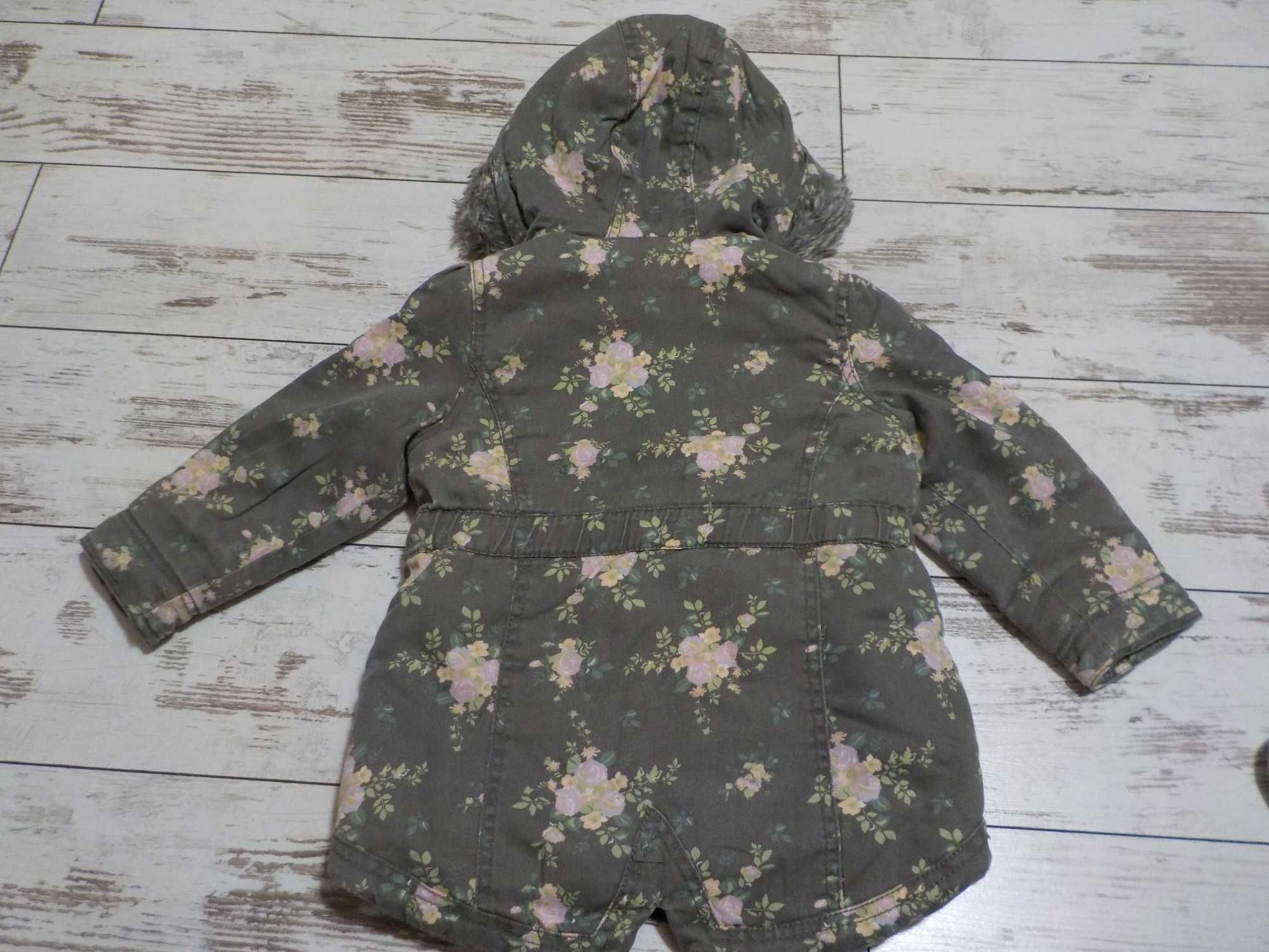 Kurtka parka na polarze, Mothercare, 92r.