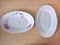 2 zabytkowe duże patery porcelana Ćmielów