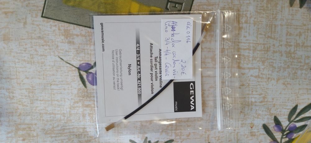 Ajustador cordas 3/4-4/4 violino