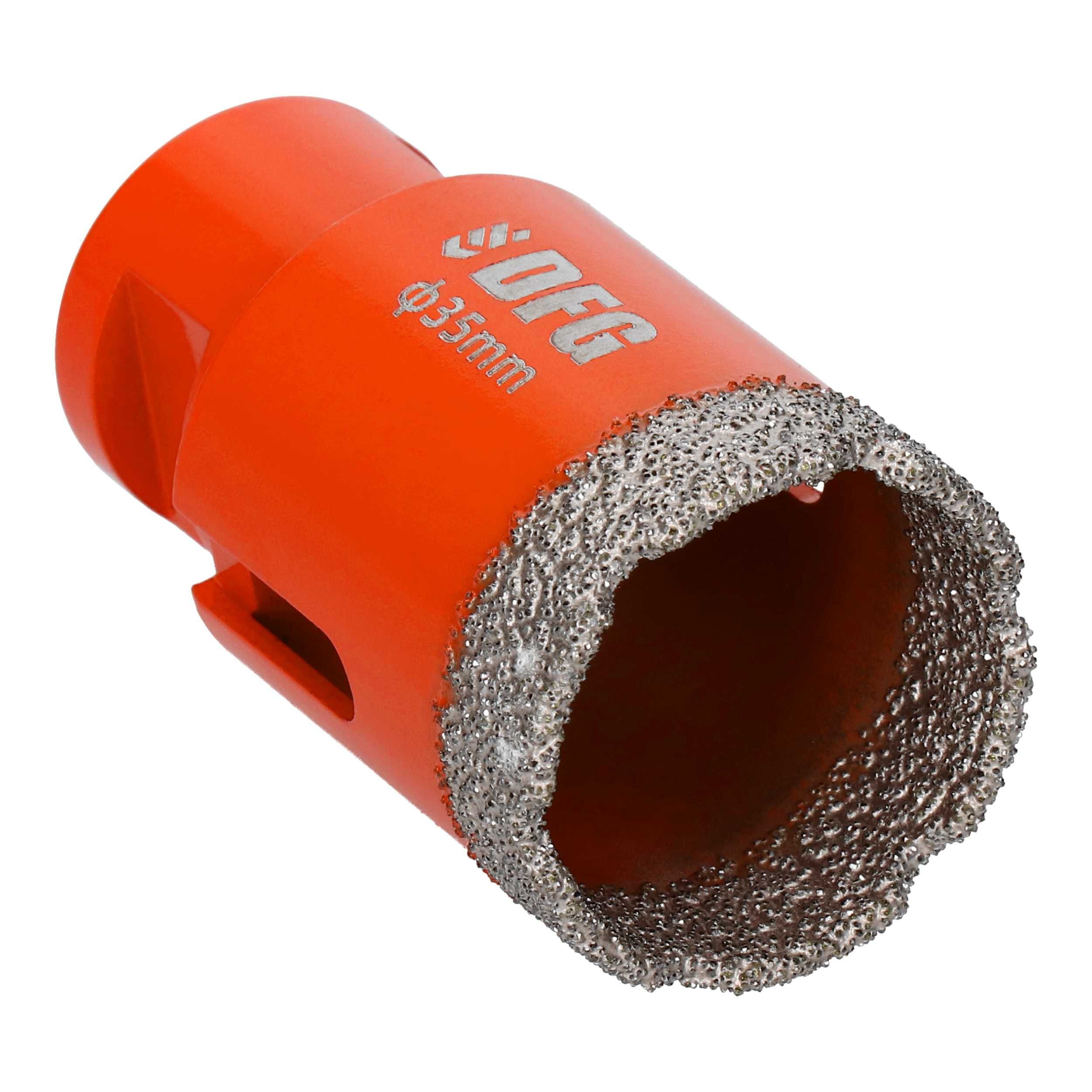 Zestaw 7 otwornic PREMIUM do gresu , kamienia + adapter HEX NOWE DFG
