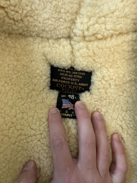 Cockpit made in usa pilot jacket куртка шкіряна