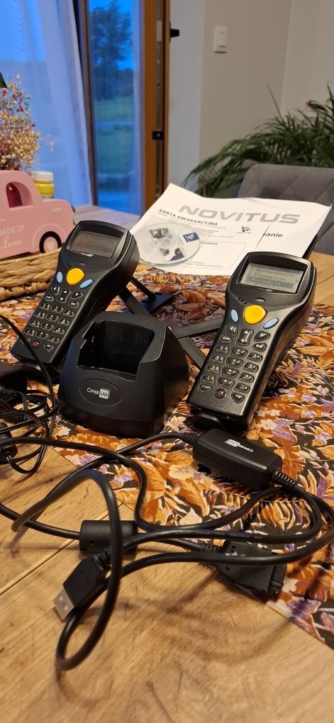 2x Kolektor Cipherlab 8300 + 1x stacja dokująca, komplet przewodów