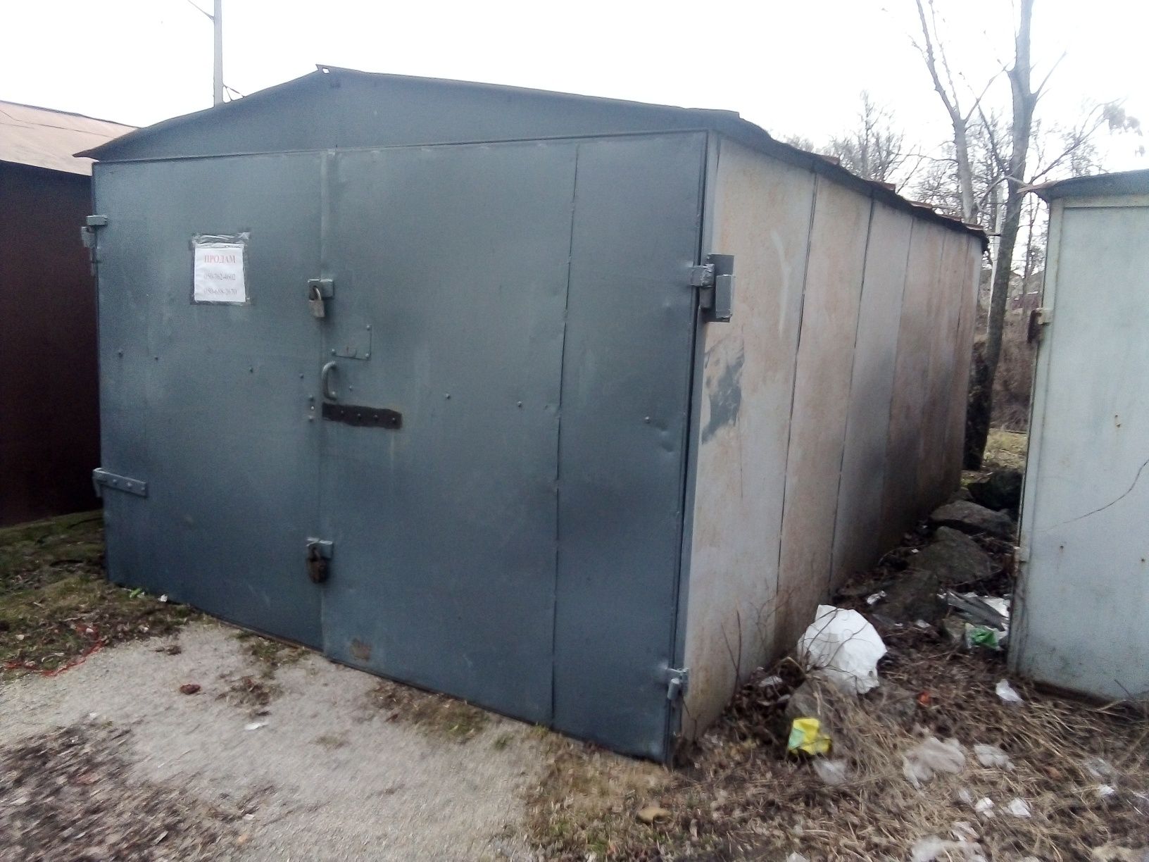 Продам  металлический разборный гараж