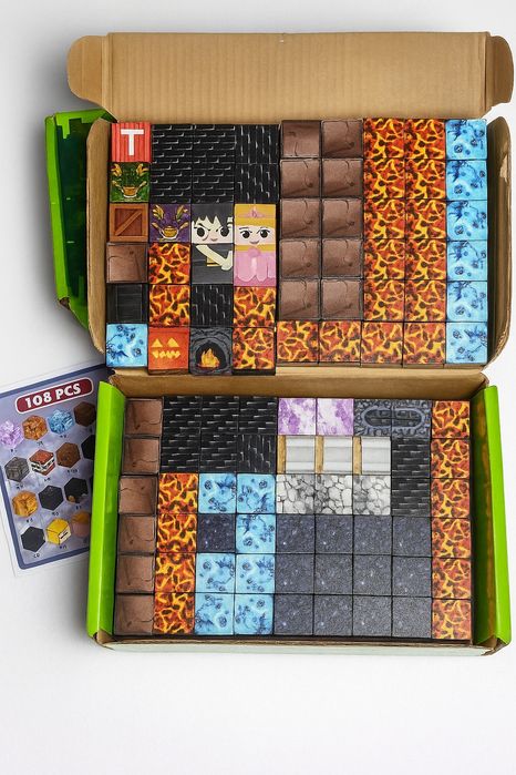 Магнітний конструктор Minecraft кубики блоки майнкрафт на подарунок