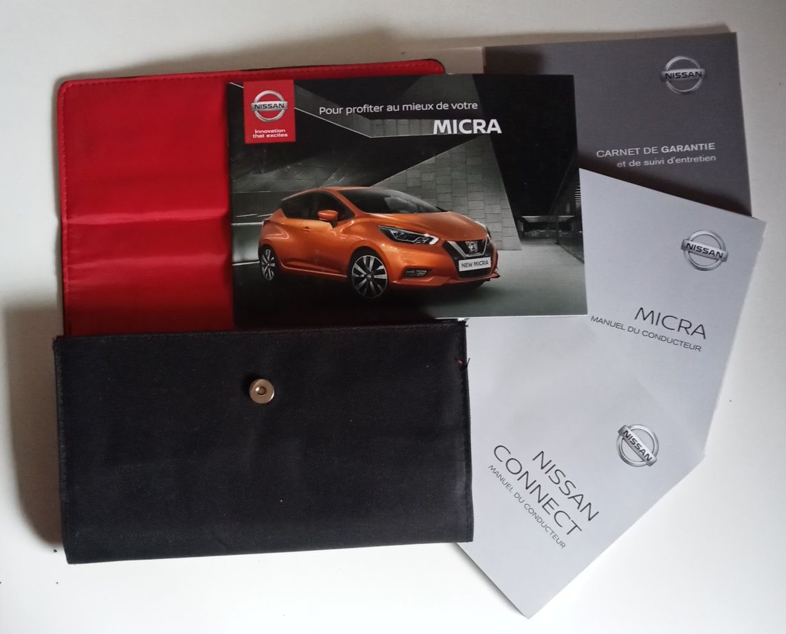 Pokrowiec etui futerał na książki serwisowe Nissan Micra K14 V