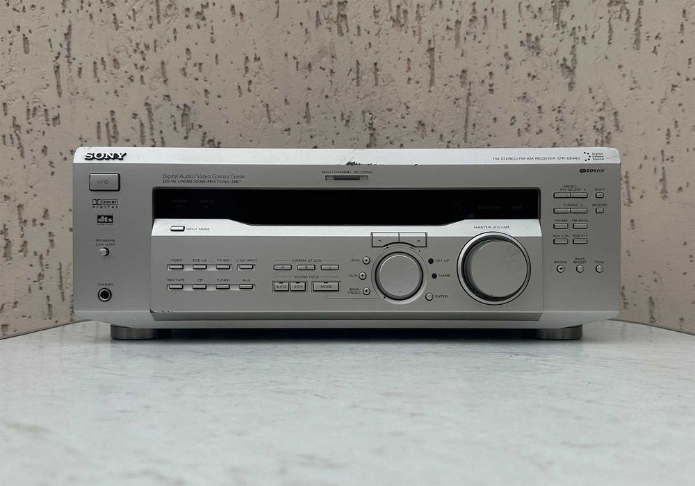 Ресивер Sony STR-DE445 (5 × 80 Вт / 8 Ом / ЦАП / FM-приймач)