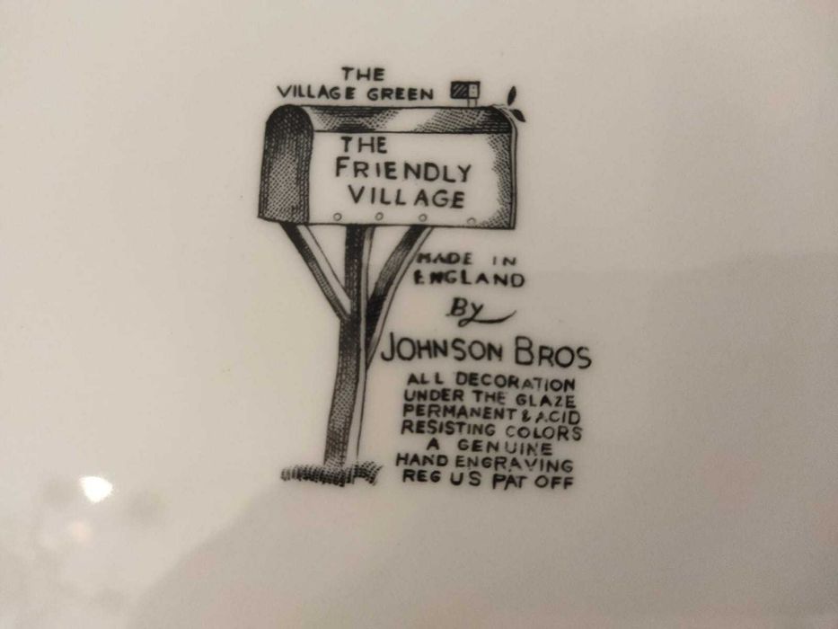 Coleção de pratos Johnson Bros  "The Friendly Village"