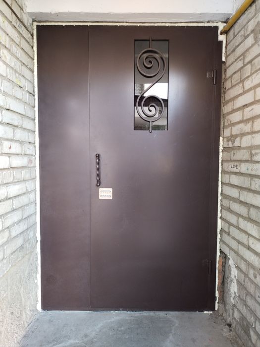 Двері металеві підвальні, кладовочні