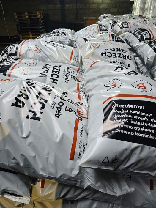 Orzech Workowany, Węgiel, Pellet, Drewno