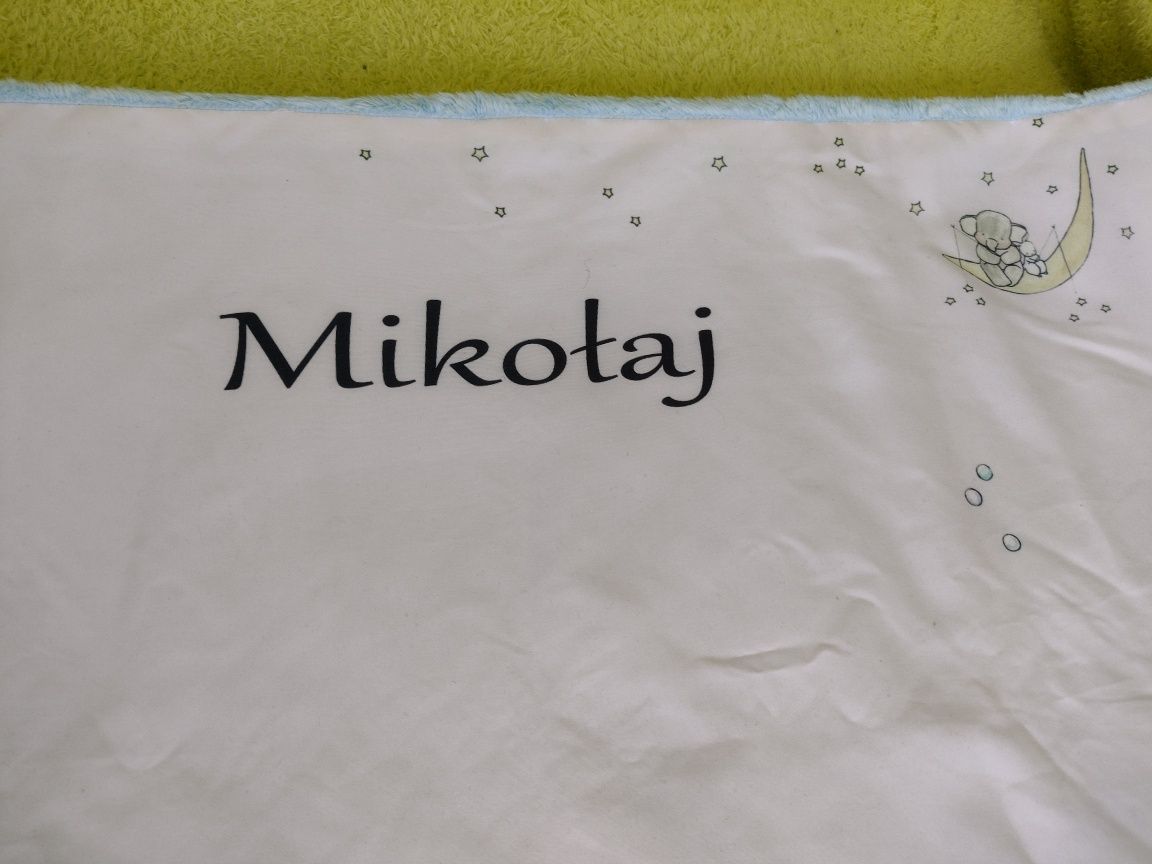 Spersonalizowany kocyk z imieniem 'Mikołaj'