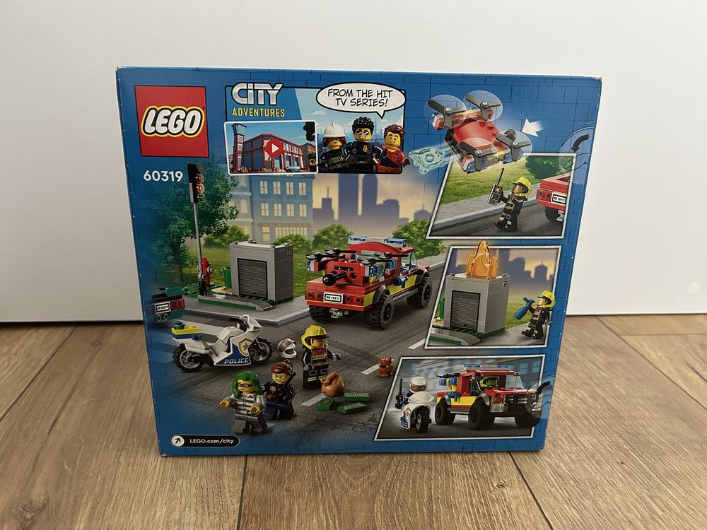 LEGO 60319 City - Akcja strażacka i policyjny pościg