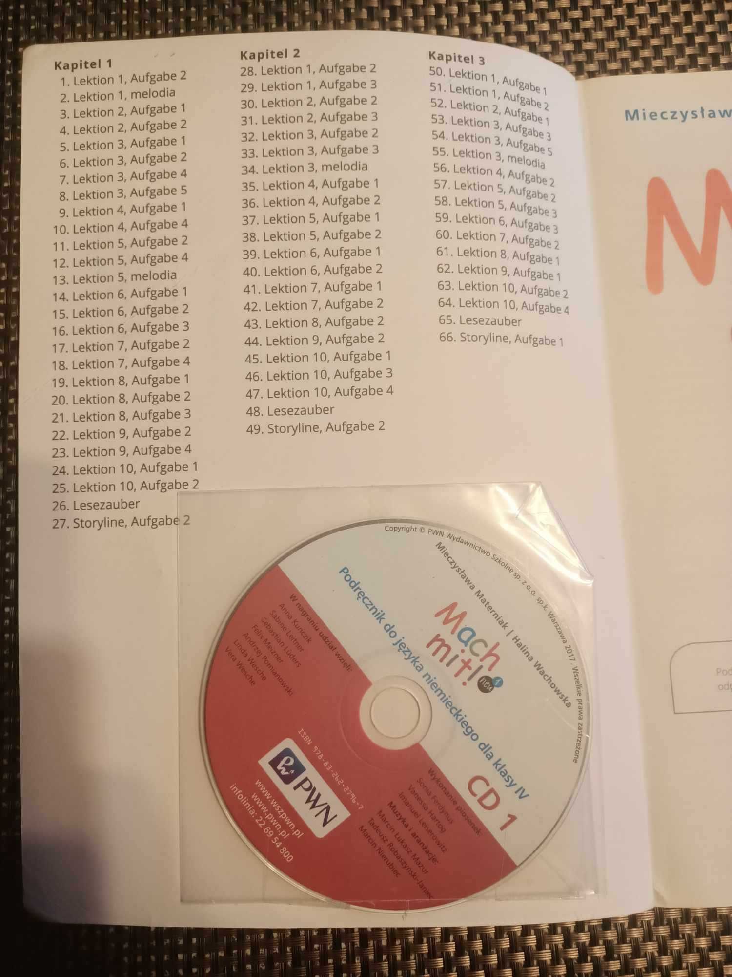 Mach mit! neu 1. Język niemiecki. Podręcznik. Klasa 4 + nagrania audio