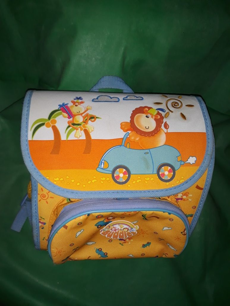 Детский рюкзак для школы или в садик ребёнку жёлтый сумка малышу