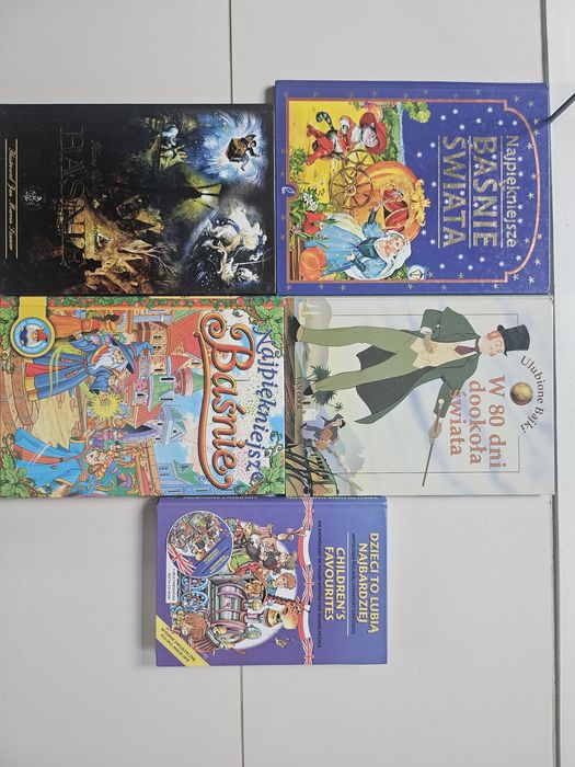 Najpiękniejsze Baśnie Świata zestaw 5 książek