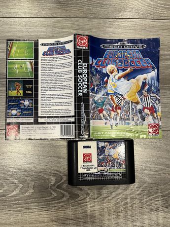 European Club Soccer Mega Drive