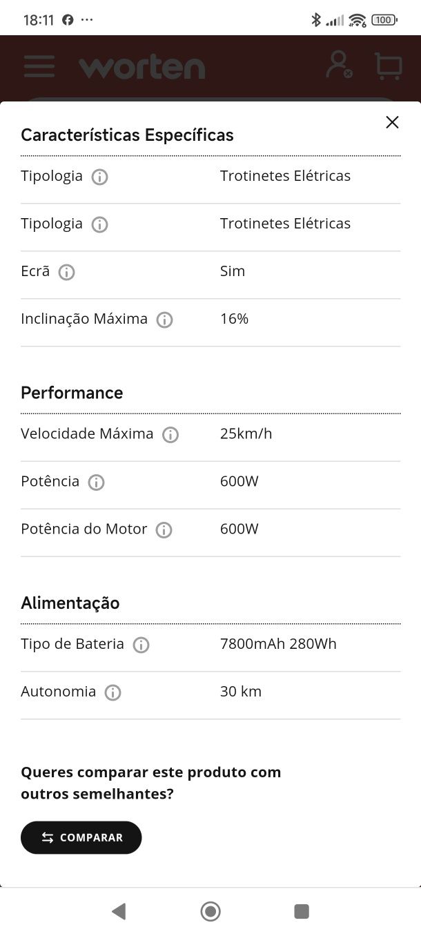 Trotinete elétrica Xiaomi mi eletric scooter 3