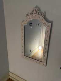 Espelho antigo pintado de branco