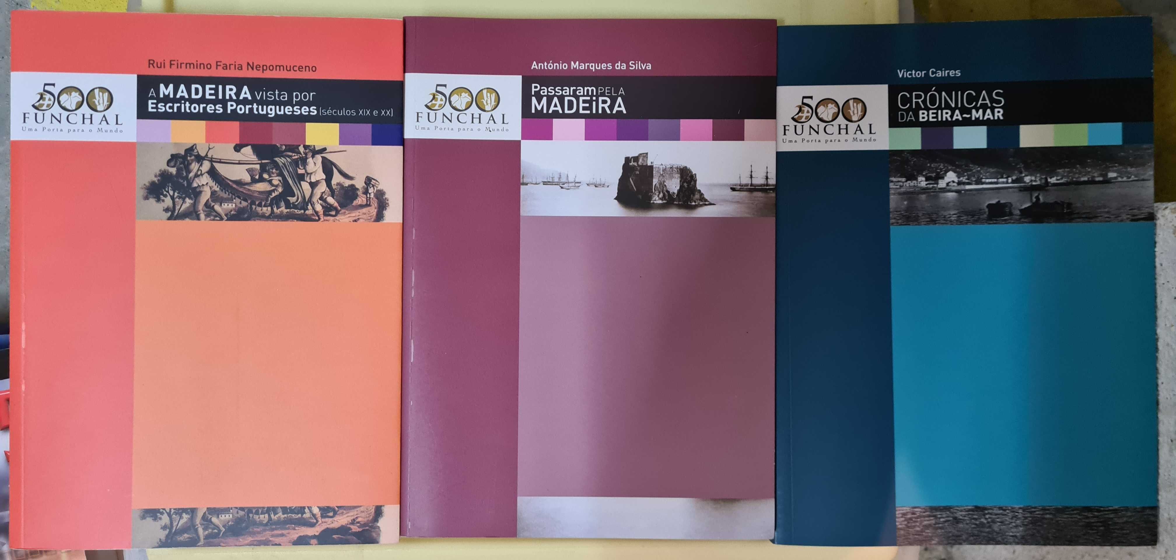 3 Livros 500 anos Funchal Madeira